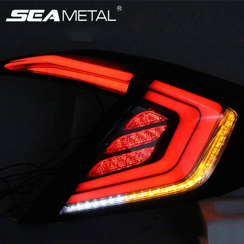 Car Tail Lights >> For Honda Civic Taillights 10th Sedan 2017 2018 2016 12v Led Car Car Tail Lights >> For Honda Civic Taillights 10th Sedan 2017 2018 2016 12v Led Car