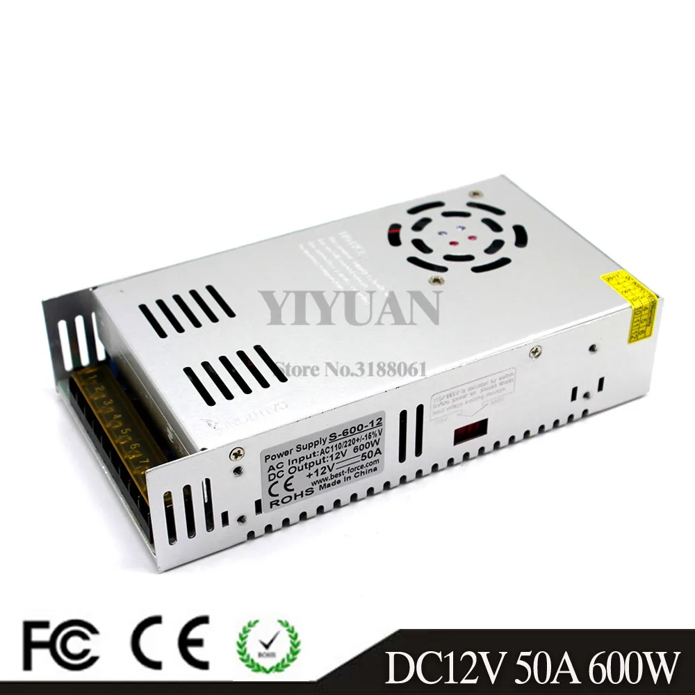 12V600W