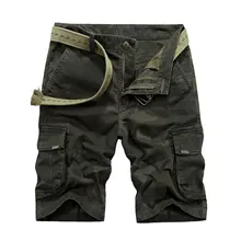 Мужские повседневные шорты, модные брендовые мужские камуфляжные пляжные шорты, летние прямые мужские шорты, большие размеры XXXXL 42