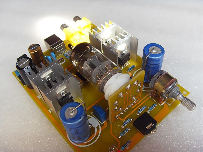 DC24V 6N11 VMOS трубки USB CM102 декодирования класс A труба Хай-Фай усилитель плата усилителя Бесплатный драйвер