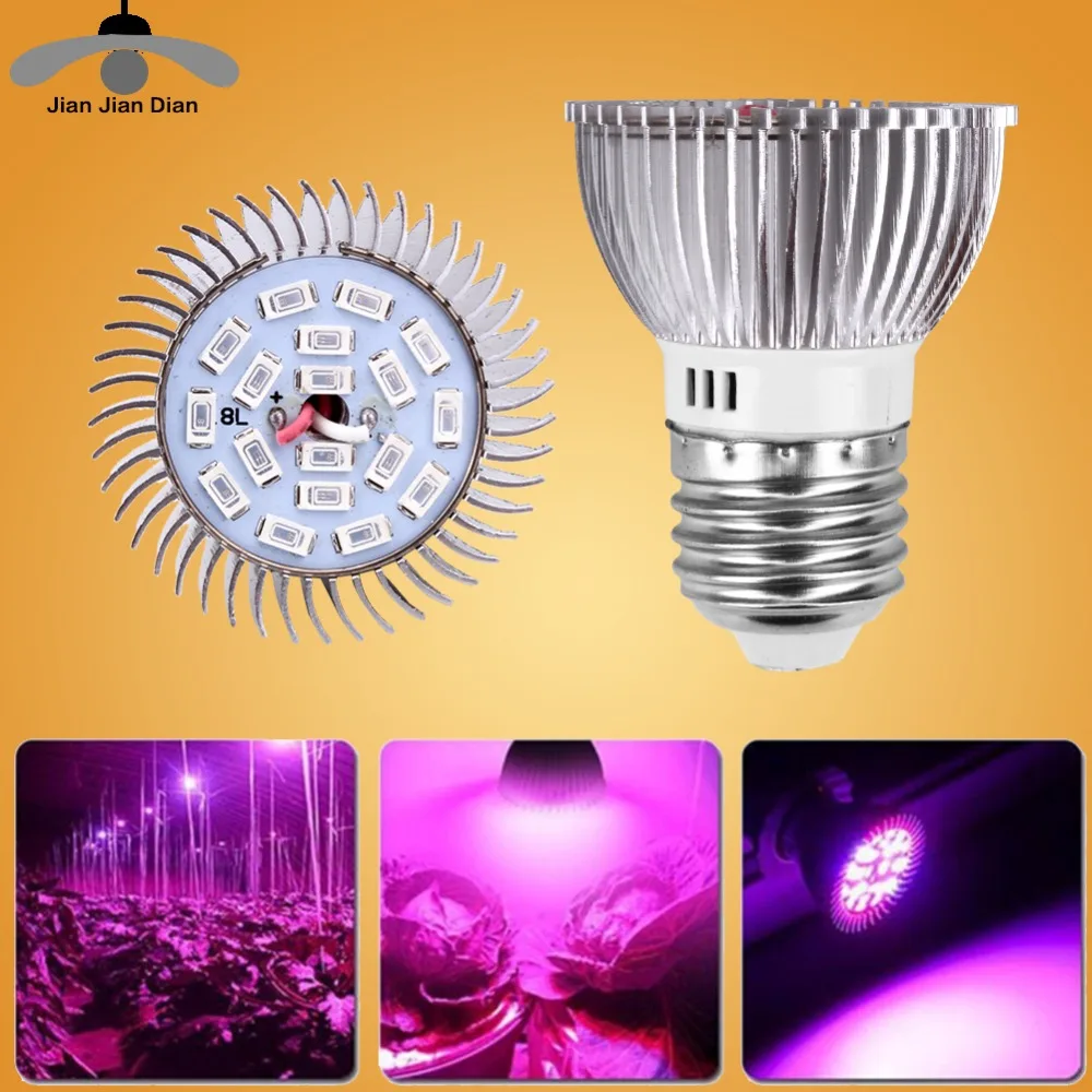 Full Spectrum cfl LED Grow Light E27 Lampada 30W 50W 80W Indoor Plant