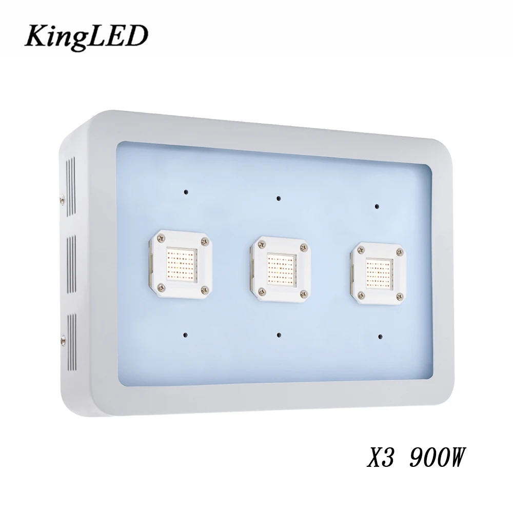 

White KingLED X3 900W Full Spectrum LED Grow Light led grow light For Indoor Plants Growing Flowering High Yield plant light
