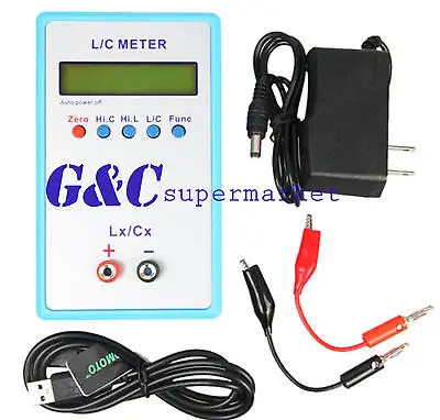

Handheld Capacitance Inductance L/C Meter LCR LC200A Multimeter Electric Bridge
