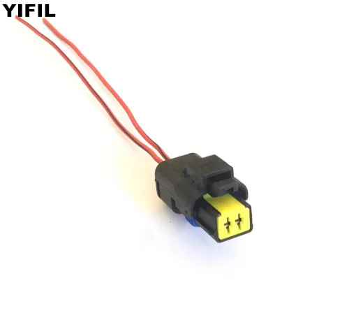 10 шт./лот 2 Pin/Way FCI женский светильник лампа Разъем датчик температуры воды штекер с проводом косичка для Renault peugeot Citroen