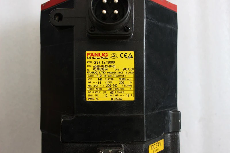 0I-MD series CNC controller Apha iF 12/4000 Fanuc AC servo motor A06B-0243-B100
