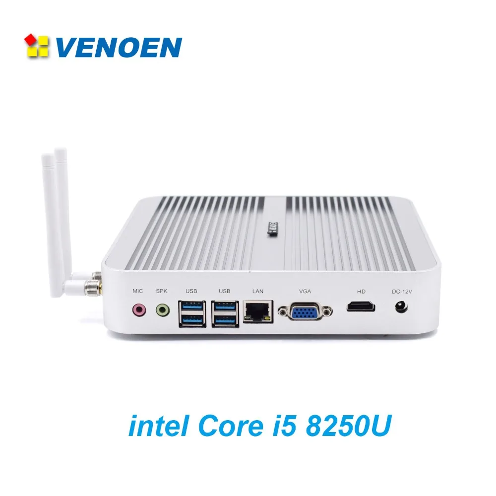 

Quad Core Fanless Mini PC Intel Core i5 8250U Core i7 8550U HDMI 2.0 TV BOX core i7 7500U i5 7200U Windows Linux Mini Computer