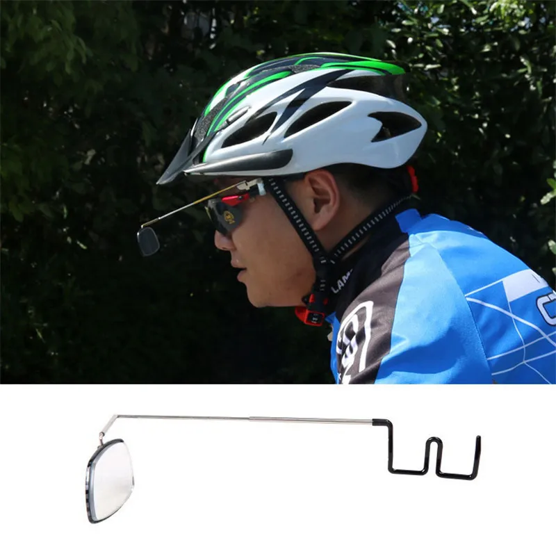 Езда на велосипеде Солнцезащитные очки заднего вида езда светоотражающее зеркало безопасное плоское зеркало регулируемые солнцезащитные очки зеркало заднего вида(случайный цвет