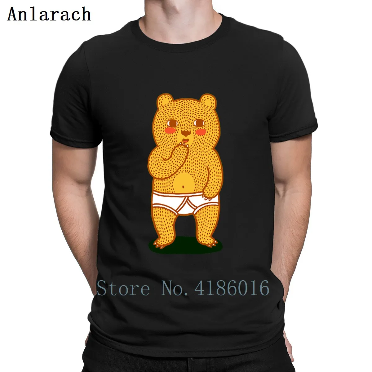 cheap Bare Bear T Shirt Free Shipping Custom Spring 2019 Novelty Tshirt Men New Fashion Summer Top Short Sleeve Stylish