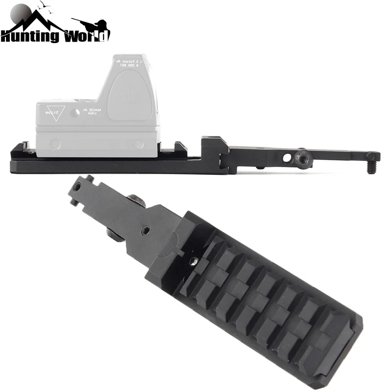 

Tactical QD Quick release Red Dot Sight Scope Mount Rail Section Mount Base Adapter for AK47 AK74 Rifle Accessory Hunting Caza