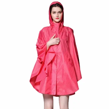 

Fashion Dot Hooded Raincoat Women Bike Rain Poncho Waterproof Rain Coat Women Rain Jacket With Hood Outdoor Bicycle Rainwear
