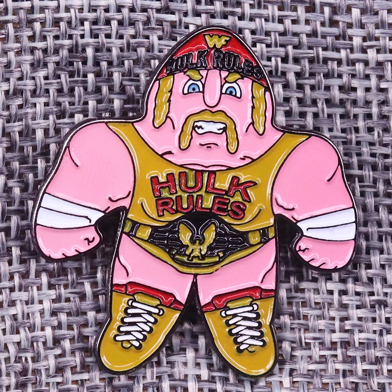 

WWF Hulk Rules by Hulk Hogans Lapel Enamel Pin