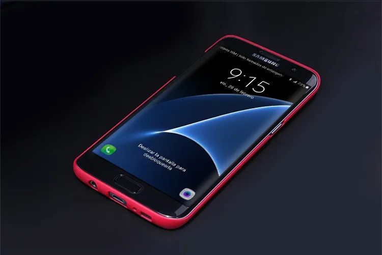 Матовый Жесткий Тонкий матовый чехол Nillkin для samsung galaxy s7 edge, чехол для телефона s