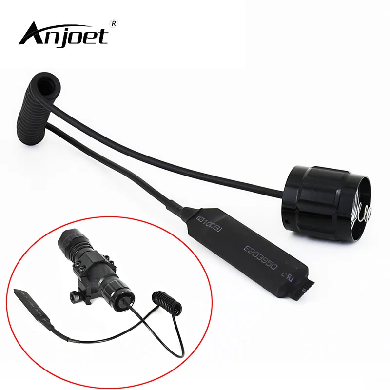 

ANJOET 23.5mm Aluminum Convenient Remote Pressure Switch High quality For 501B WF-501B LED Tactical Torch Flashlight Light Lamp