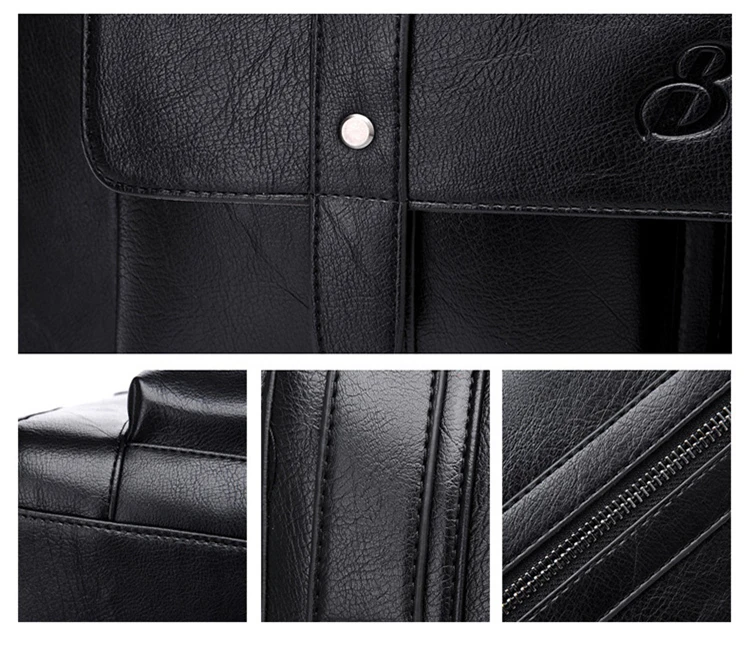 WEIXIER Винтажный Роскошный деловой мужской портфель из искусственной кожи, мужские сумки через плечо, мужские сумки-мессенджеры, брендовые дизайнерские сумки