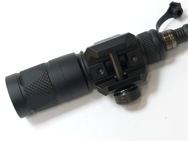 Tactical Olheiro Levou Luz Arma Rifle Lanterna Militar Paintball Caça Cqc M300v 6 Luzes de armas