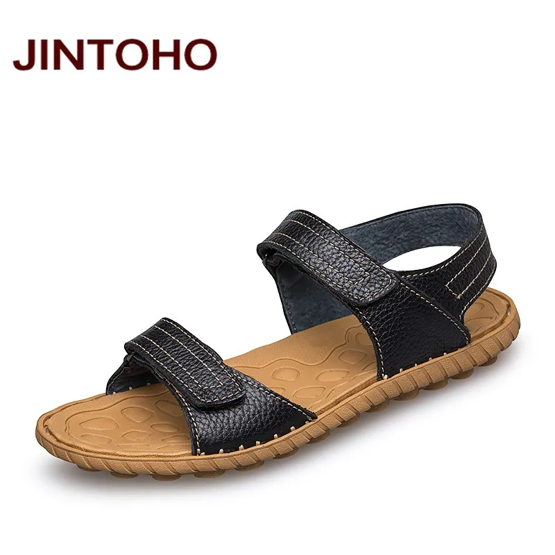 branded leather sandals for mens