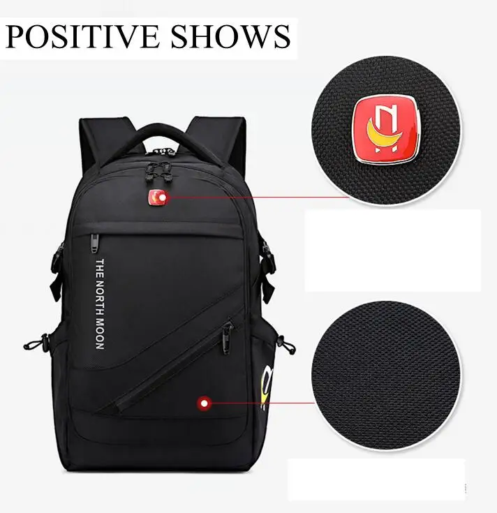 masculino oxford mochila para polegada portátil grande capacidade dupla bolsa de ombro para homens mochila de viagem de negócios sacos