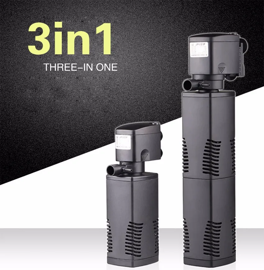 

Sunsun JP-022F 023F 024F 025F 110V 240V 3 in 1 Aquarium Fish Tank Internal Filter Submersible Oxygen Water Pump