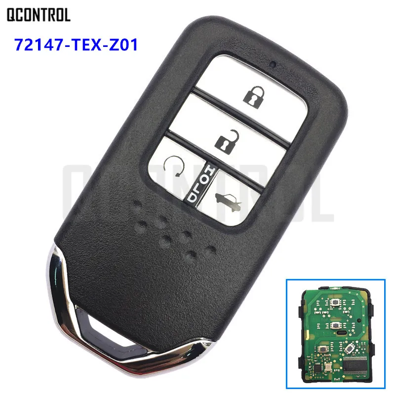 Qcontrol автомобиль дистанционного Smart Key для Honda Civic 72147-TEX-Z01 72147-TEX-Z012-M1 десятое поколение