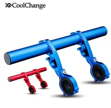 CoolChange Mountain Bike Handlebar Extended Bracket Bike Headlight Mount Bar Computer Holder MTB Cycling Alloy Support Extender CoolChange Mountain Bike Handlebar Extended Bracket Bike Headlight Mount Bar Computer Holder MTB Cycling Alloy Support Extender