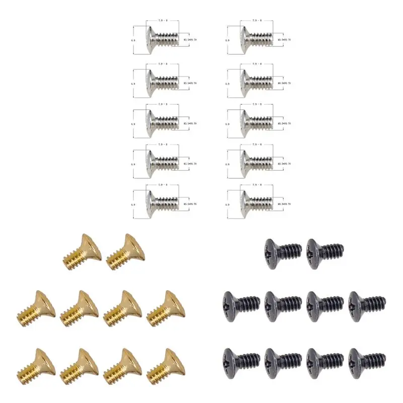 

10Pcs Guitar Screw 3.5mm US standard 3 Way 5 Way Lever Switches Selector Mounted