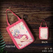 IVYYE Eromanga модная Аниме складной холст повседневная хозяйственная сумка сумки на плечо индивидуальные сумки-тоут женская обувь для девочек Новинка