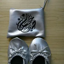 Популярная Золотая и серебряная балетная обувь для танцев; женские балетки на плоской подошве