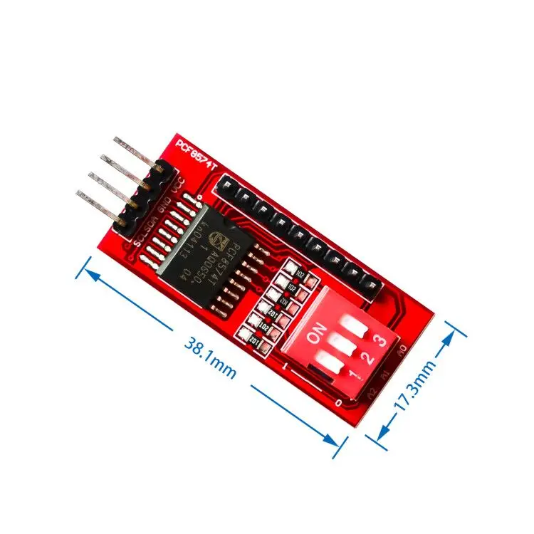 

For Arduino PCF8574T I/O for I2C Port Interface Support Cascading Extended Module