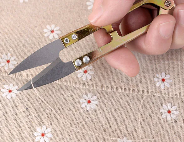 

10.5*2cm Cross DIY Tool Sewing Supplies fish line Thrum Stitch Tailor Scissor Thread Nipper Trimmer Snip Yarn Cutter Clipper