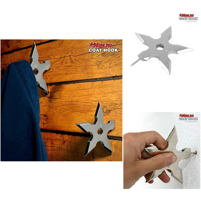 Silver Assassin Throwing Stars - Small Ninja Star Pack - Silver