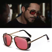 Бренд DPZ Железный человек 3 Matsuda TONY stark солнцезащитные очки для мужчин Rossi покрытие Мстители Ретро Винтаж Oculos Gafas стимпанк