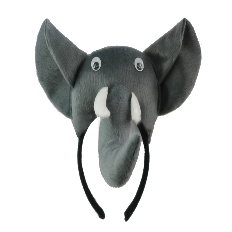 Buy 3D elephant headband animal farm adult children costume mask masks ball