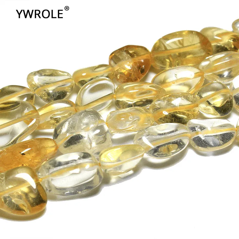 

8-11 мм гравий неправильной формы натуральный желтый кристалл камень бусины для самостоятельного изготовления ювелирных изделий Браслет Ожерелье Strand 15 ''оптовая продажа