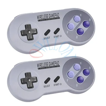 

Wireless Gamepads 2.4GHZ Joypad Joystick Controller for SNES Super Nintendo Classic MINI Console remote Accessories