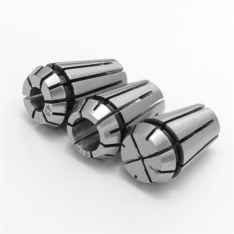 

15Pcs/Set 1-7mm ER11 Milling Chuck +1 1/4" ER11 Milling Chuck Spring Collet Set For CNC Engraving Machine & Milling Lathe Tool