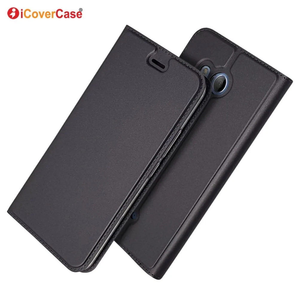 

Ultra-thin PU Leather Flip Wallet Case Stand Cover For HTC U11