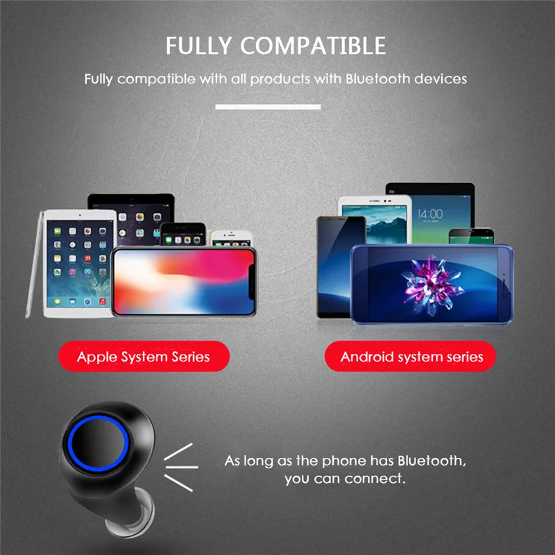 Новинка 2019 HIFI мини водонепроницаемые Bluetooth наушники магнитные для зарядки парные