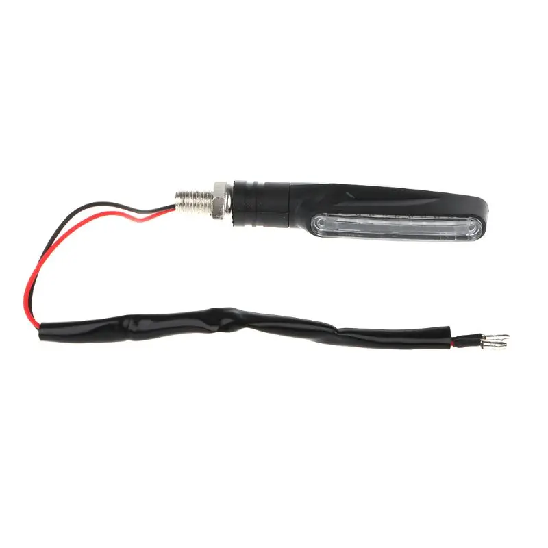 

4Pcs Flowing LED Motorcycle Turn Signal Indicators Sequential Blinkers Flashers Flexible Bendable Drop Ship