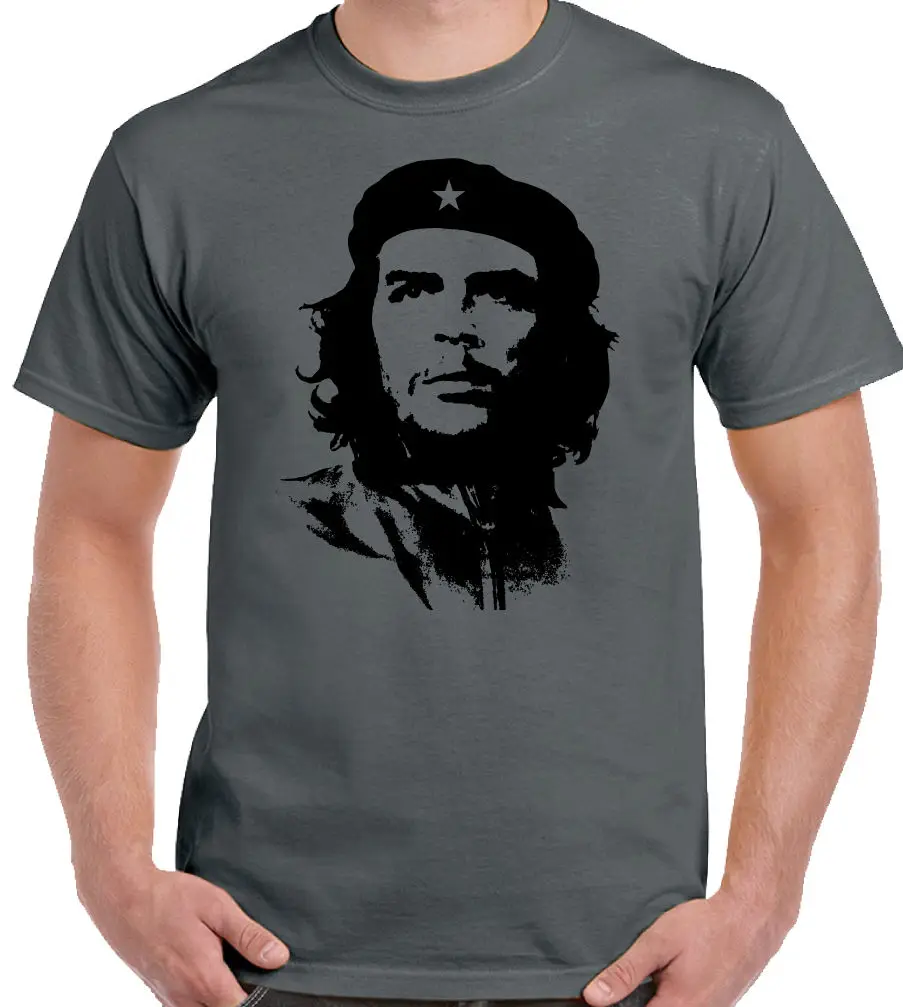 

Che Guevara Face Silhouette - Mens Iconic T-Shirt Revolution Cuba Fashion Design Free Shipping Mens Fashion 2018 free shipping