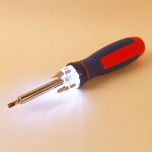Buy WORKPRO 4 in 1 Screwdriver with Flashlight Lighted
