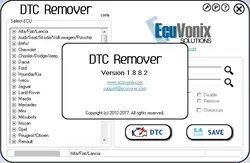 EcuVonix полный пакет (DTC Remover 1.8.8.5 + IMMO Универсальное декодирование 4,5 + EDC17 контрольная Calc + подушка безопасности Универсальный Ремонт 3,8 (2018)