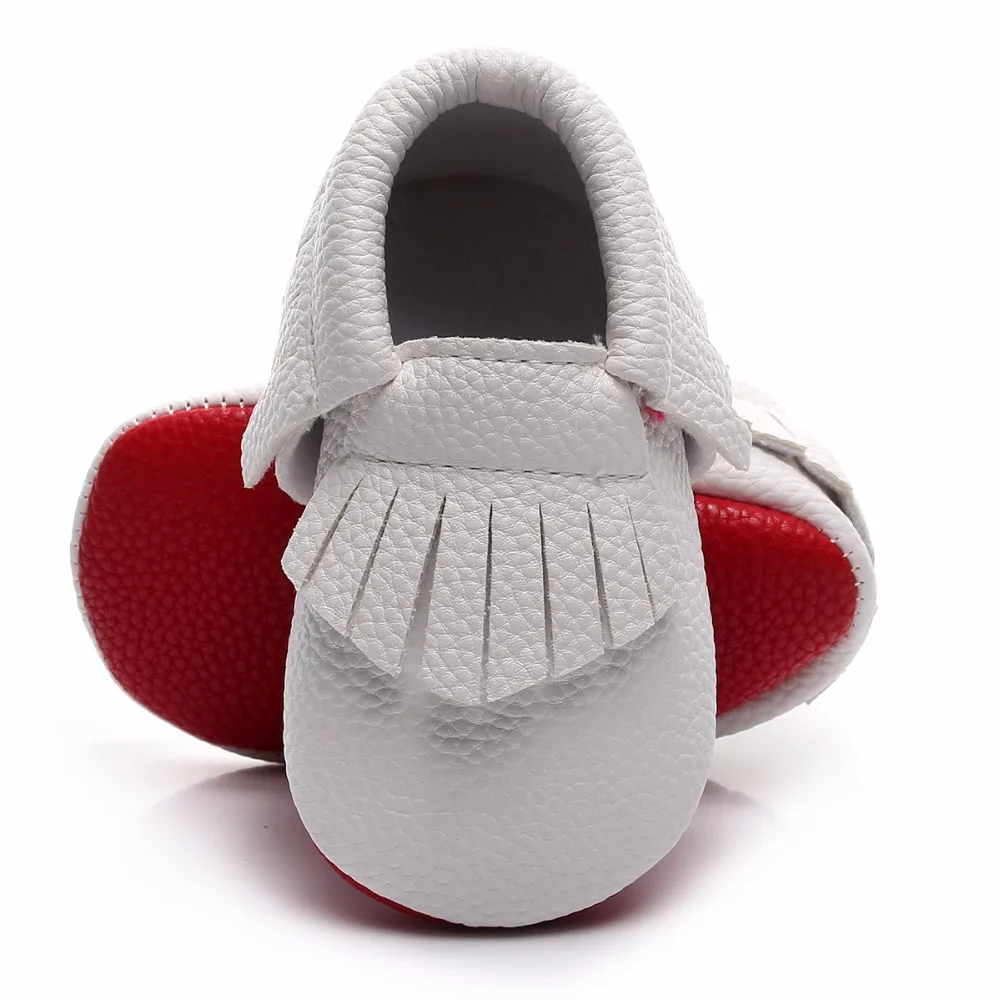 Hongteya red Bottom Baby Moccasin soft sole Newborn Baby Shoes fringe