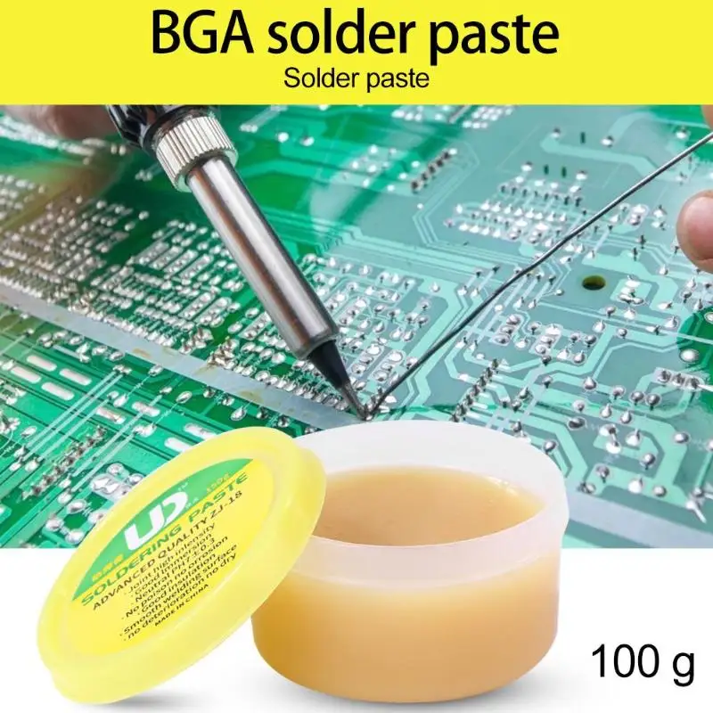 100 г Высокое качество BGA сварочная паста паяльная сварочная часть флюс сварочная паста PCB экологический IC гель Инструмент для металлов