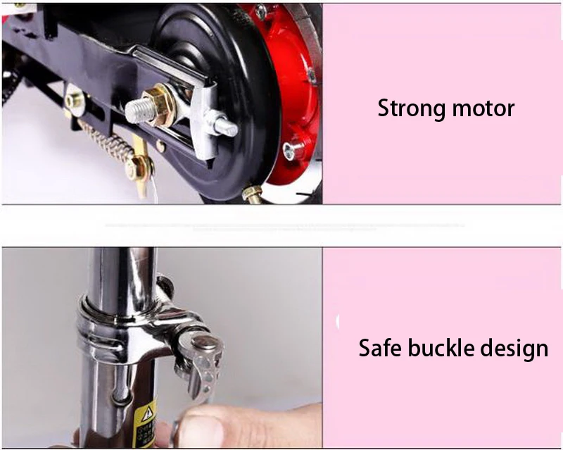 Excellent 261022/Electric scooter / mini electric car / portable small battery car / folding electric bicycle/Stainless steel pedal 16