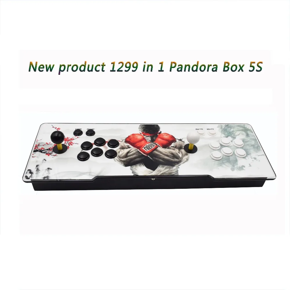 

2018 Hot Sale 1299 in 1 5S TV jamma arcade game console with box 5s USB VGA HDMI output Pandora box 5S