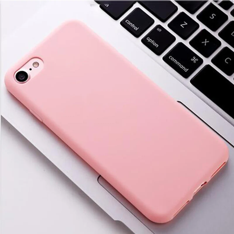 Для iphone 8 ярко-розовый Манга милый японский аниме мультфильм Kawaii Япония Девушка чехол для телефона с рисунком на тему любви для iphone 7 6 plus 6s X XS XR крышка