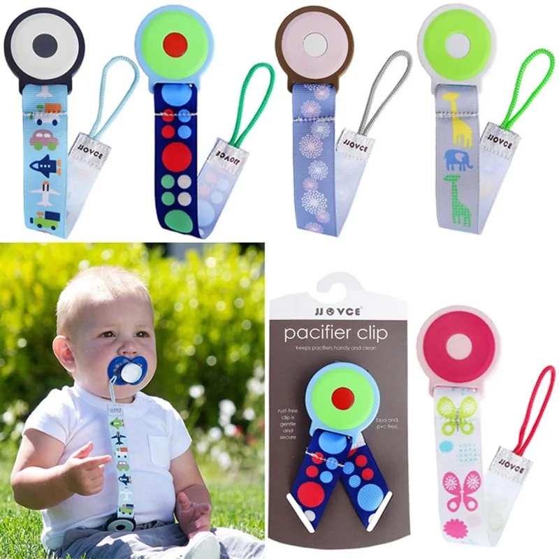 

Baby Pacifier Clip Chain Cotton Anti-Slip Dummy Holder Soother Pacifier Clips Strap Nipple Holder For Infant Feeding