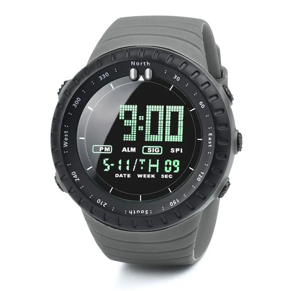 Роскошные Аналоговые Цифровые Военные стильные мужские электронные часы мужские часы спортивные цифровые светодиодный водонепроницаемые наручные часы D4 - Цвет: D