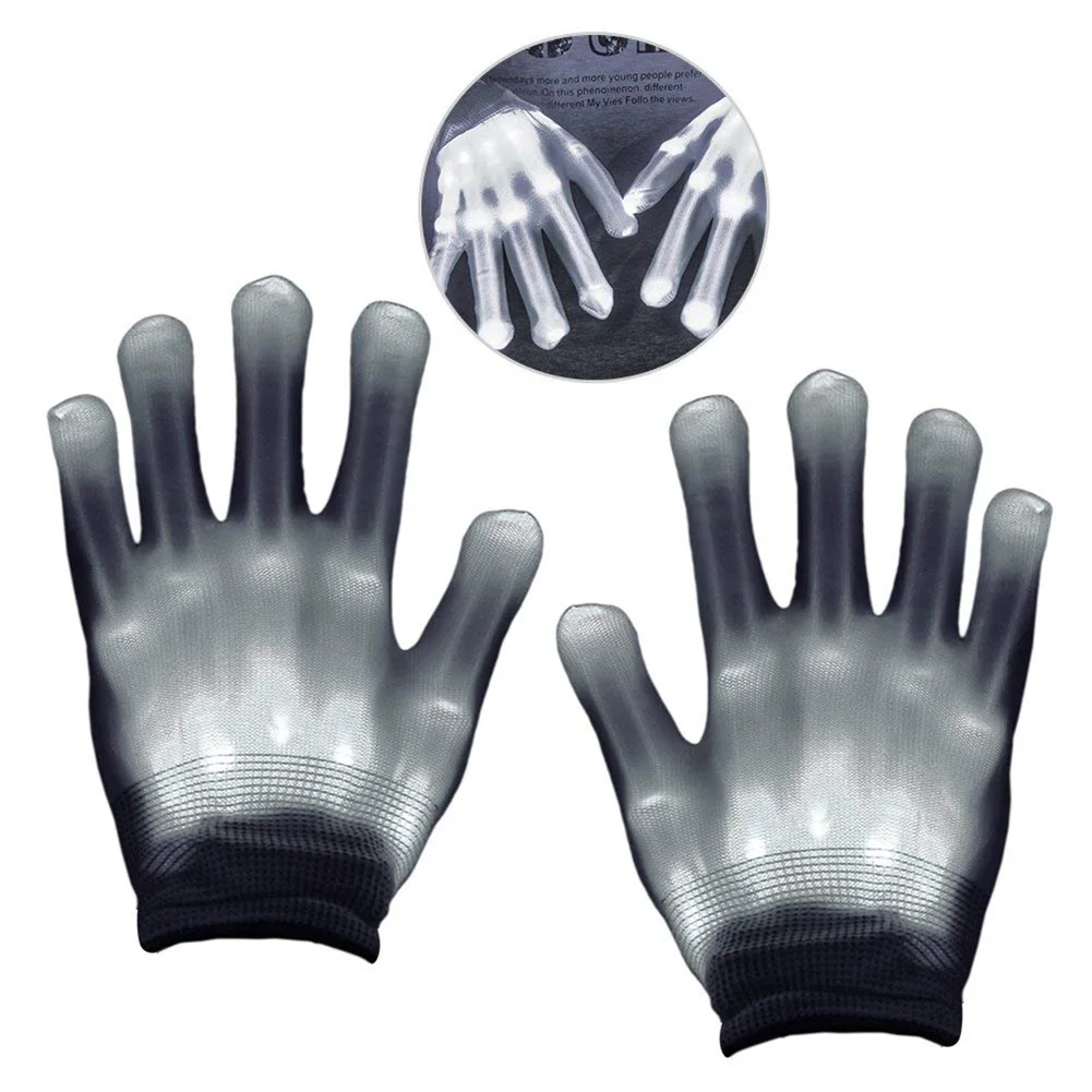 Buy Holiday Magic LED Light Skeleton Glove Colorful