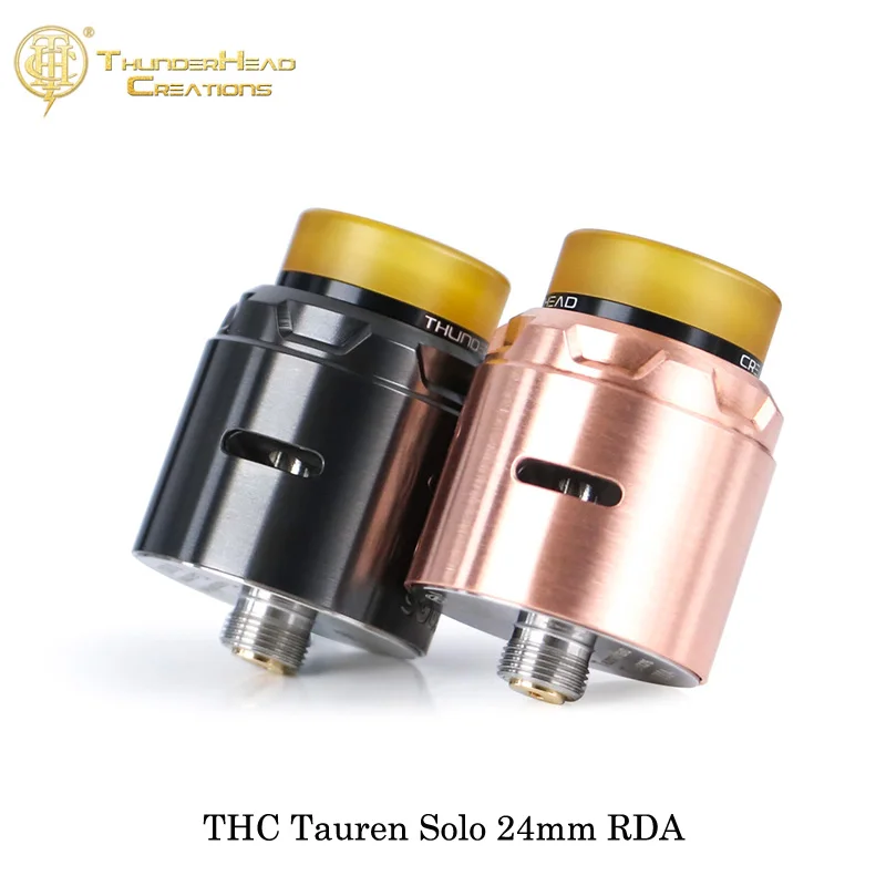 Электронные сигареты ThunderHead Creations THC Таурен Solo 24 мм RDA 2 мл емкость одна катушка Vape